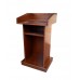 OW ROS88 - CLASSIC WOODEN PODIUM ROSTRUM | LECTERN (OPEN SHELF)